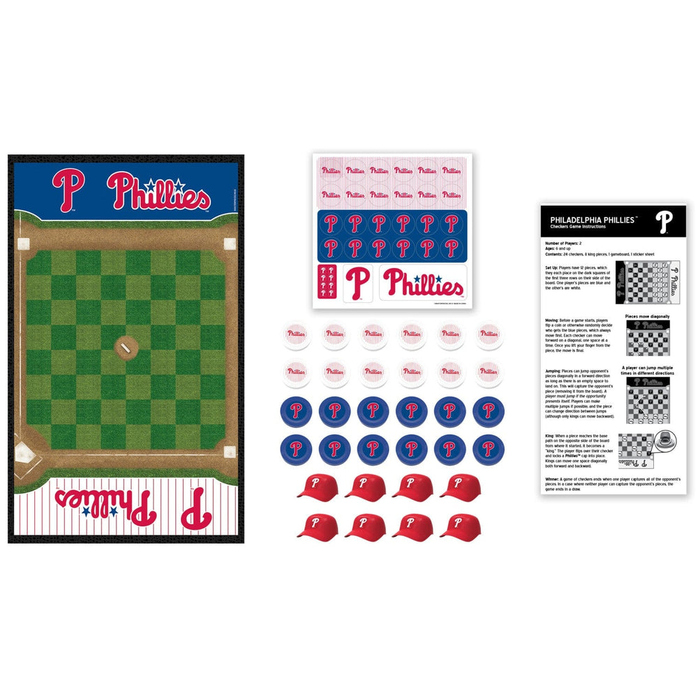 Philadelphia Phillies Checkers Board Game