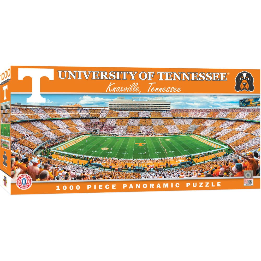 Tennessee Volunteers - 1000 Piece Panoramic Jigsaw Puzzle - Center View