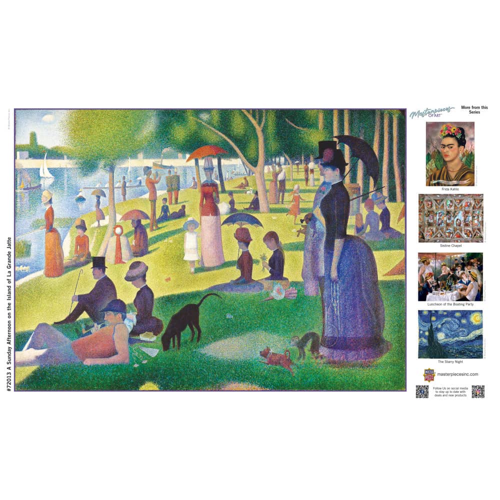 MasterPieces of Art - A Sunday on La Grande Jatte 1000 Piece Jigsaw Puzzle