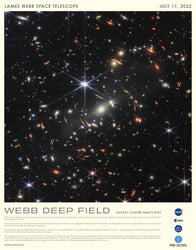 JWST Historic Poster #1 - Webb Deep Field (ONLINE ORDER ONLY)