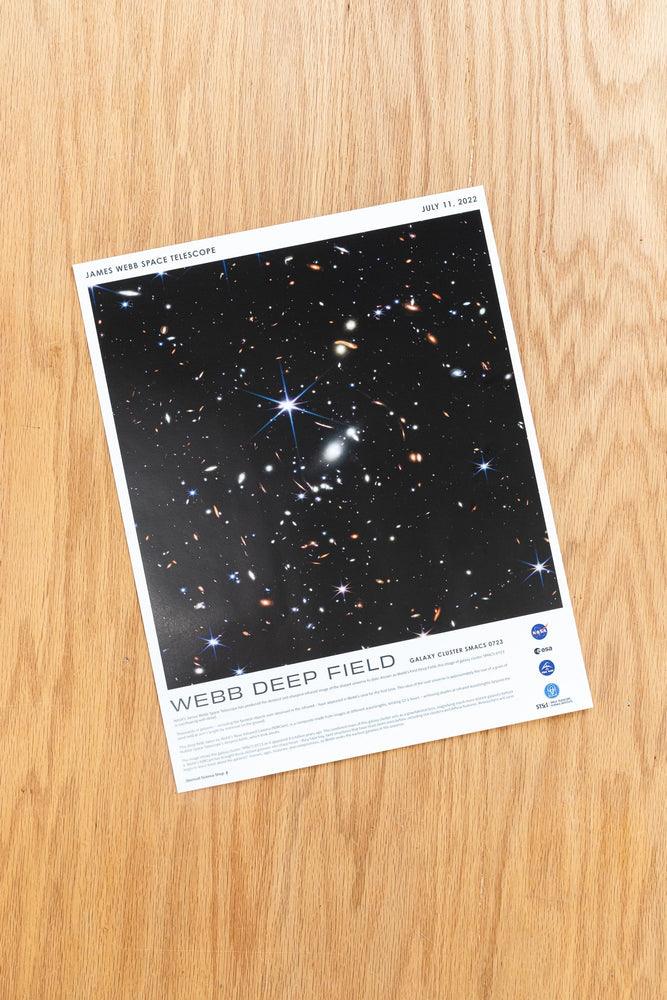 JWST Historic Poster #1 - Webb Deep Field (ONLINE ORDER ONLY)