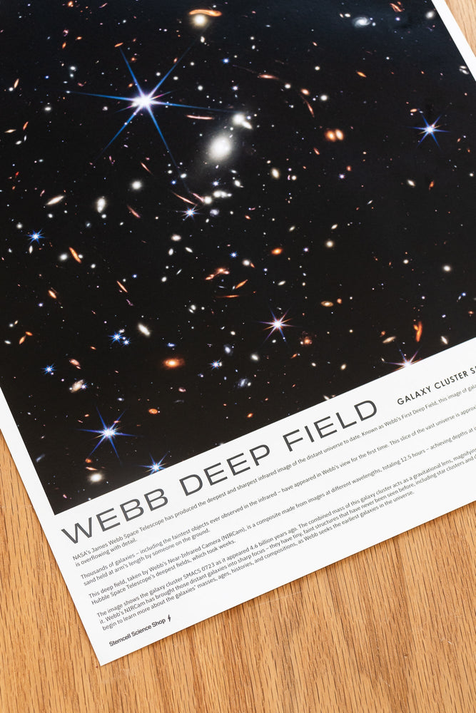 JWST Historic Poster #1 - Webb Deep Field (ONLINE ORDER ONLY)
