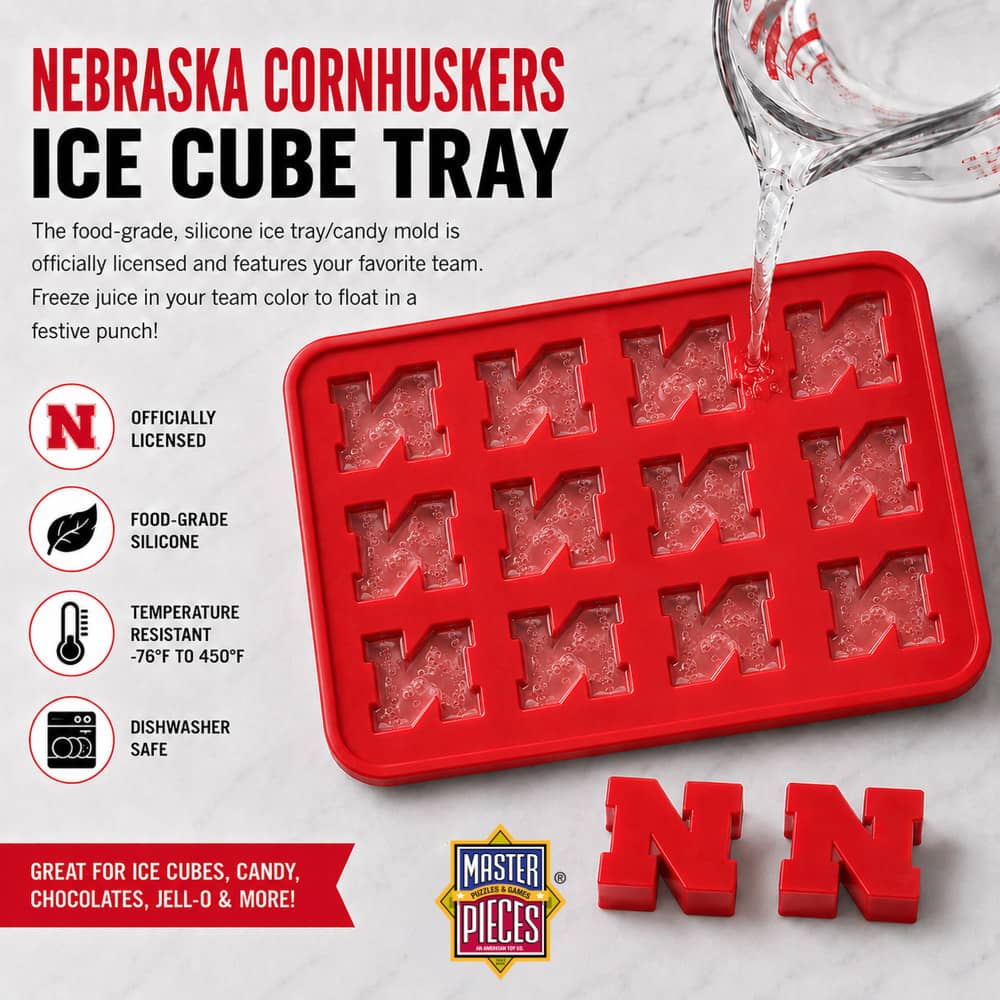 Nebraska Cornhuskers Ice Cube Tray