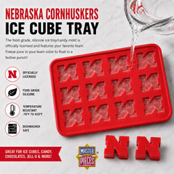 Nebraska Cornhuskers Ice Cube Tray