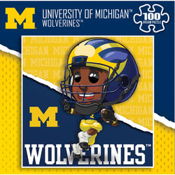 Michigan Wolverines - NCAA Mascot 100 Piece Jigsaw Puzzle