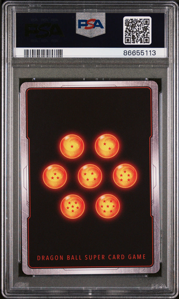 2022 DRAGON BALL SUPER REALM OF THE GODS 7 SSG GOKU, DVN RSTRNT #P-362 - PSA 10 (Online Order Only)