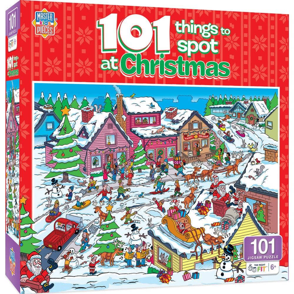 101 Things to Spot at Christmas - 101 Piece Jigsaw Puzzle (ONLINE ORDER ONLY)