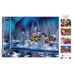 Sparkle & Shine - Northern Lights 500 Piece Glitter Jigsaw Puzzle
