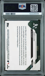 Graded 2025 Topps Now Jacob Wilson #177 Orange Foil /25 Rookie RC Baseball Card PSA 10 Gem Mint
