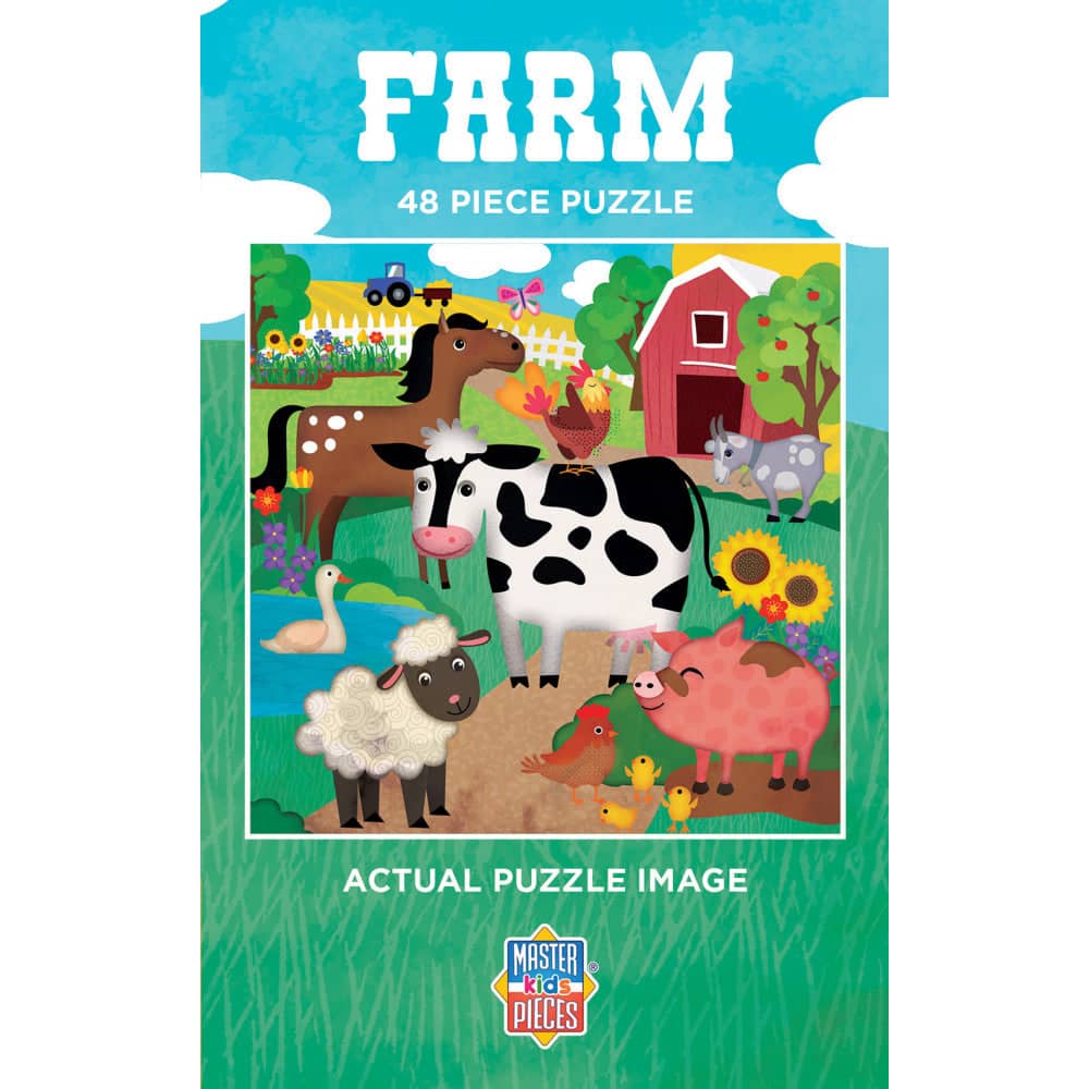 Space Savers - Farm 48 Piece Value Puzzle