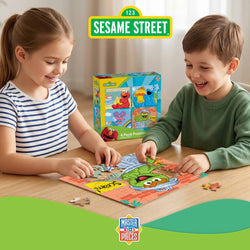 Sesame Street 24 Piece Jigsaw Puzzles 4-Pack