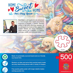 Home Sweet Home - Pet's Play Room 500 Piece Jigsaw Puzzle (ONLINE ORDER ONLY)