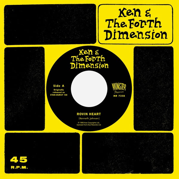 KEN & THE FORTH DIMENSION - Rovin' Heart [Vinyl] (ONLINE ORDER ONLY)