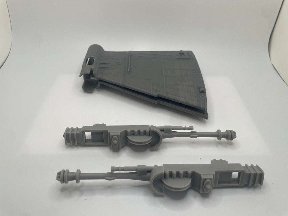 Kenner B-Wing fighter Top and Bottom & Cannons set REPRO (ONLINE ORDER ONLY)