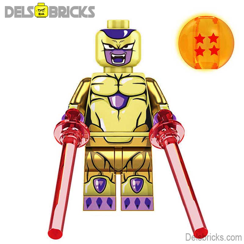 Gold Frieza Dragon Ball Z Minifigures (ONLINE ORDER ONLY)