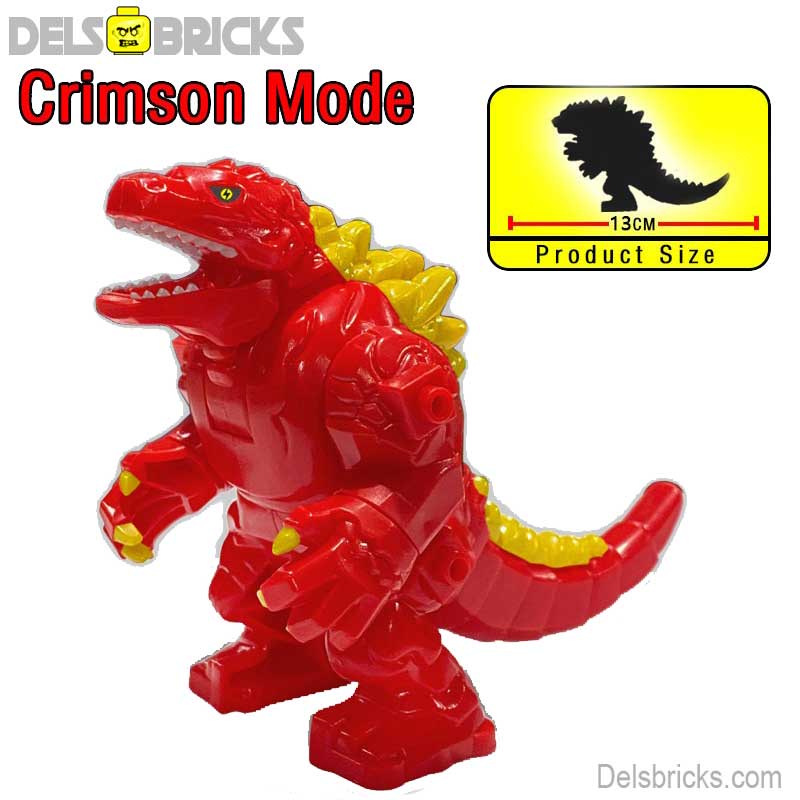 Godzilla Red Minifigures Big Size Kaiju Monsters (ONLINE ORDER ONLY)