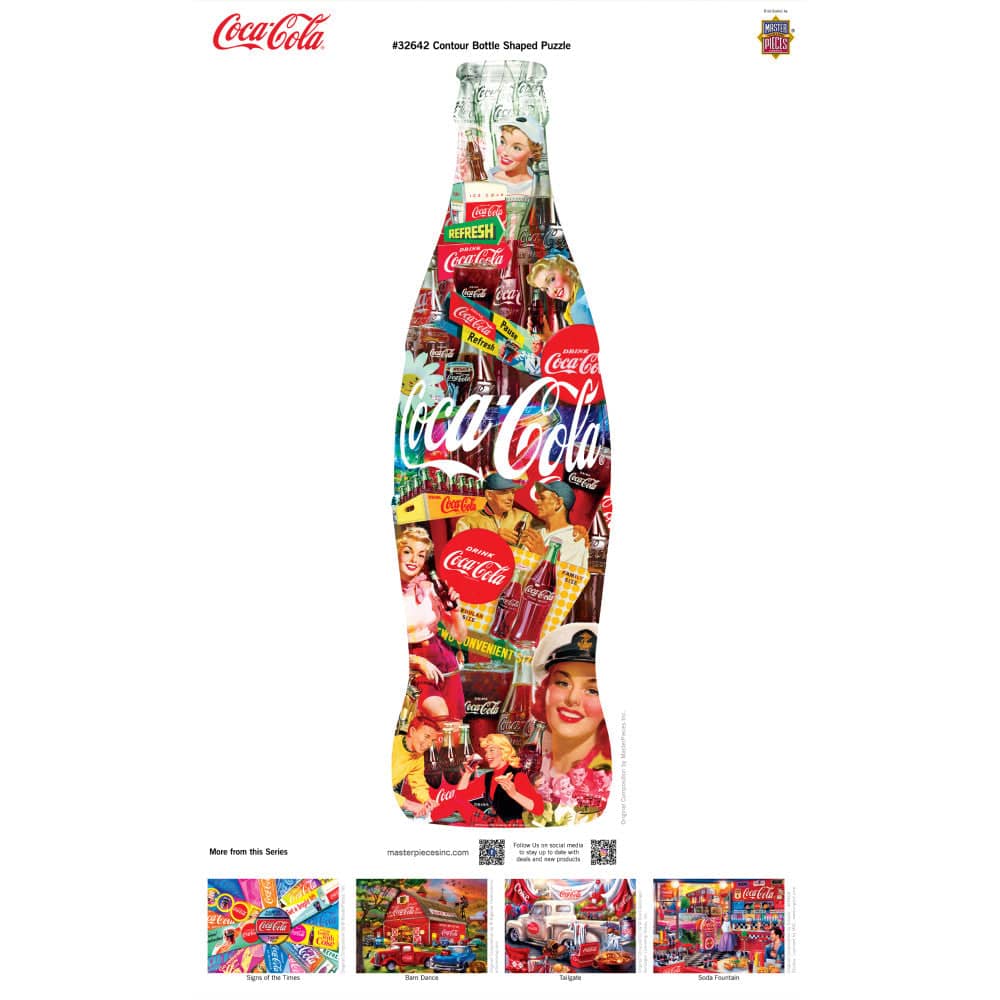 Shapes - Coca-Cola Bottle 500 Piece Jigsaw Puzzle