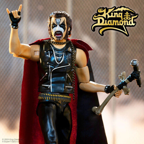 Super7 - King Diamond - Deluxe Wv1 - King Diamond (Abigail Era) (Large Item, Collectible, Action Figure) [Action Figure] (Online Order Only) (ONLINE ORDER ONLY)
