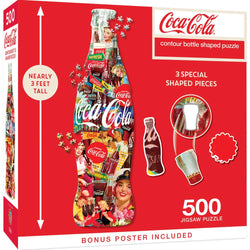 Shapes - Coca-Cola Bottle 500 Piece Jigsaw Puzzle