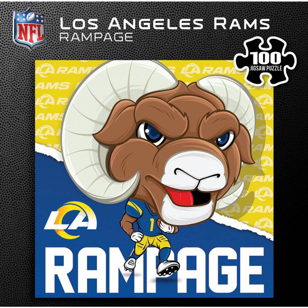 Los Angeles Rams - NFL Mascot 100 Piece Jigsaw Puzzle