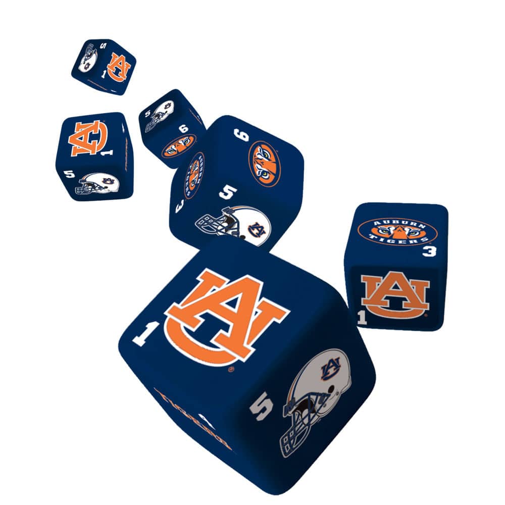 Auburn Tigers Dice Set - 19mm