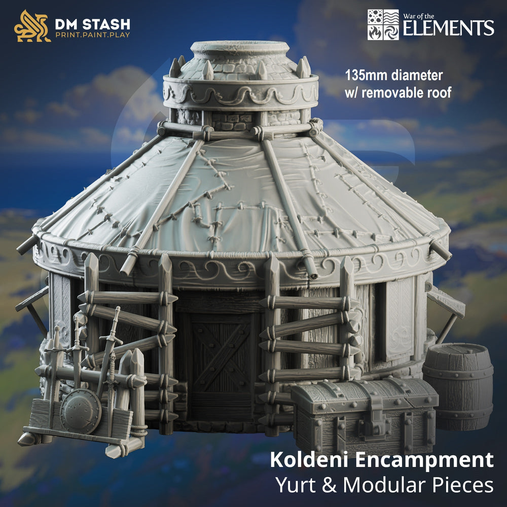 Koldeni Encampment - Yurt + Modular Pieces (Terrain) (Online Only)
