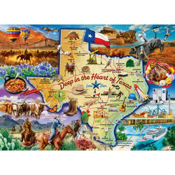 Texas - The Lone Star State 1000 Piece Jigsaw Puzzle