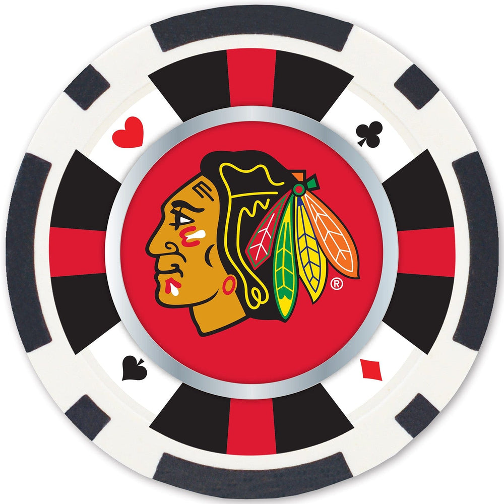 Chicago Blackhawks 100 Piece Poker Chips (ONLINE ORDER ONLY)