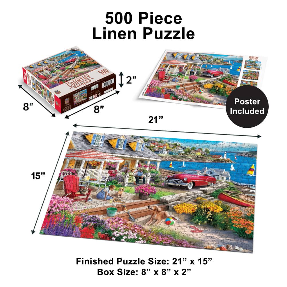 Country Escapes - Timeless Summer 500 Piece Jigsaw Puzzle
