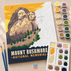 National Memorial - Mount Rushmore Paint by Number