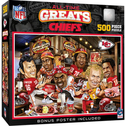 Kansas City Chiefs - All-Time Greats 500 Piece Jigsaw Puzzle