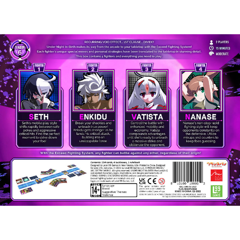 Exceed: Under Night In-Birth - Seth Box