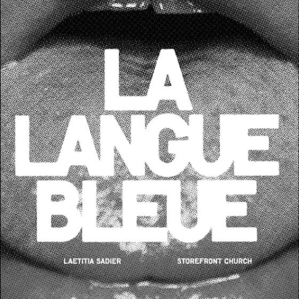 Laetitia & Storefront Church Sadier - La Langue Bleue [Vinyl] (ONLINE ORDER ONLY)