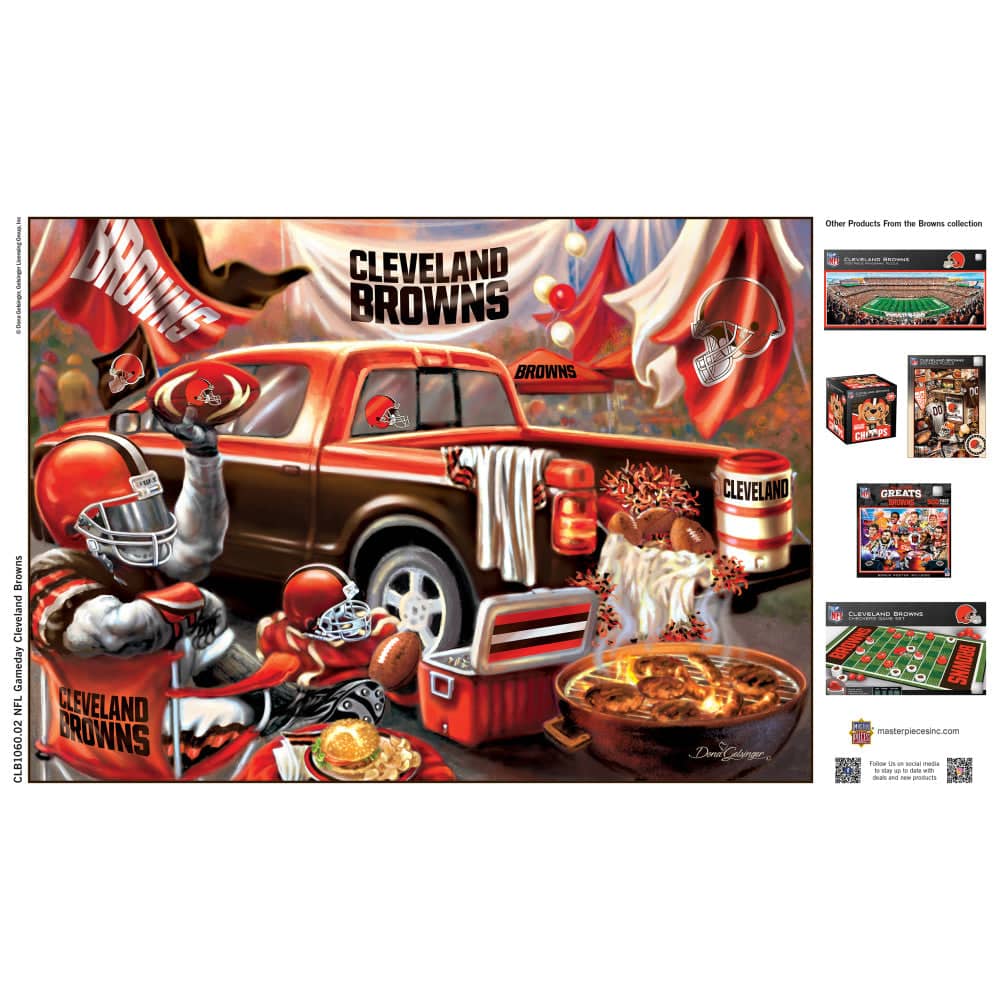 Cleveland Browns - Gameday 1000 Piece Jigsaw Puzzle