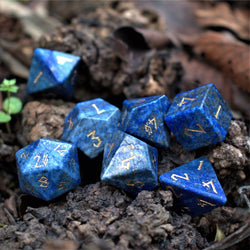 Pre-Order || Lapis Lazuli Stone Dice Set