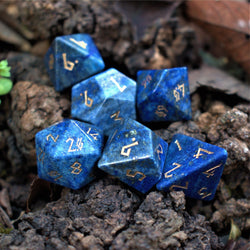 Pre-Order || Lapis Lazuli Stone Dice Set