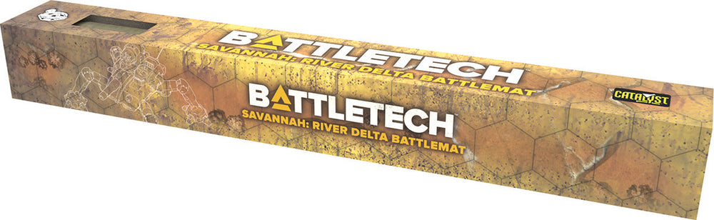 Battletech - Savannah Large Lakes/Box Canyon Battlemat (ONLINE ORDER ONLY)