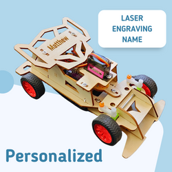 Steering Remote-Controlled Car DIY Kit, Educational STEM Toy (ONLINE ORDER ONLY)
