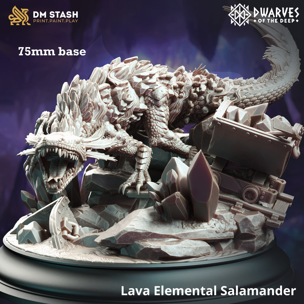 Lava Elemental Salamander (Online Only)