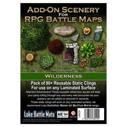 Battle Mats: Add On Scenery - Wilderness (ONLINE ORDER ONLY)