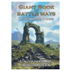Giant Book of Battle Mats: Wilds, Wrecks & Ruins (ONLINE ORDER ONLY)