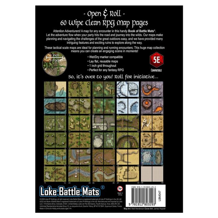 Big Book of Battle Mats: Wilds, Wrecks & Ruins (ONLINE ORDER ONLY)
