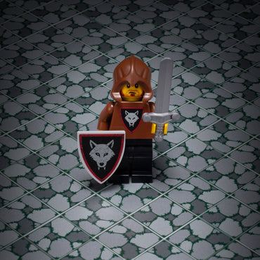 B3 Customs Cobblestone (Plant Overgrowth) Tile Part Pack (20 Tiles) made with LEGO parts (Online Order Only)