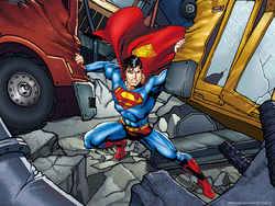 Lenticular 3D Puzzle: DC - Superman Strength