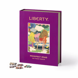 Galison Puzzles: Book Puzzle - 500 Pieces - Liberty - Prospect Road