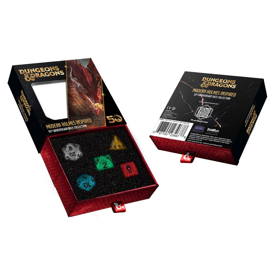 D&D 50th Anniversary: Modern Holmes Inspired Dice Set (ONLINE ORDER ONLY)
