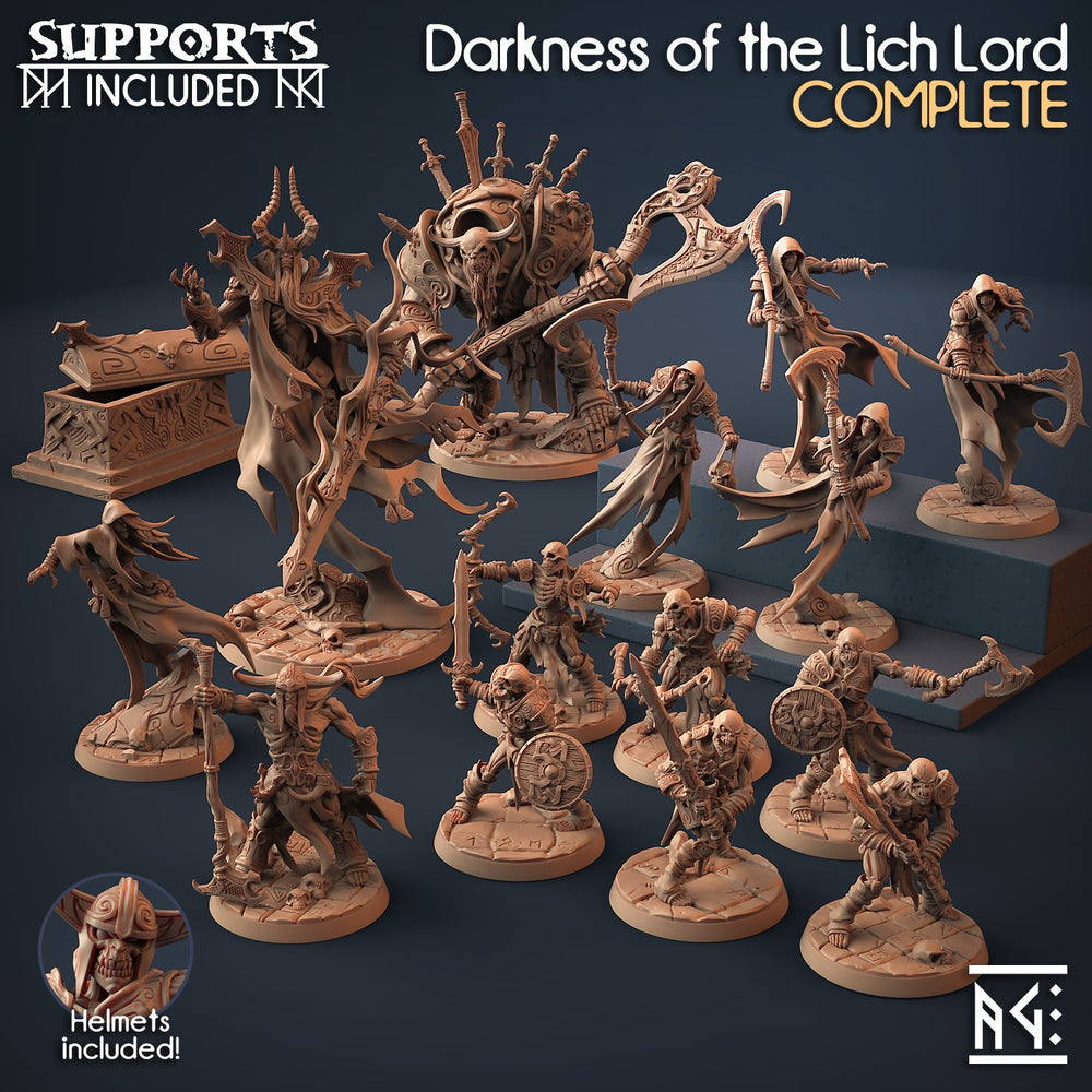 3D Printed Artisan Guild Skutagaard Wraiths Darkness of the Lich Lord 28mm 32mm (Online Only)