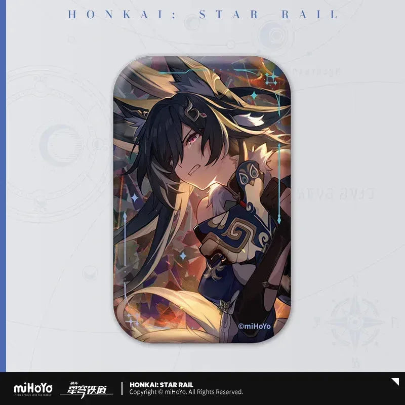Honkai: Star Rail Light Cone Series Rectangular Tinplate Badge