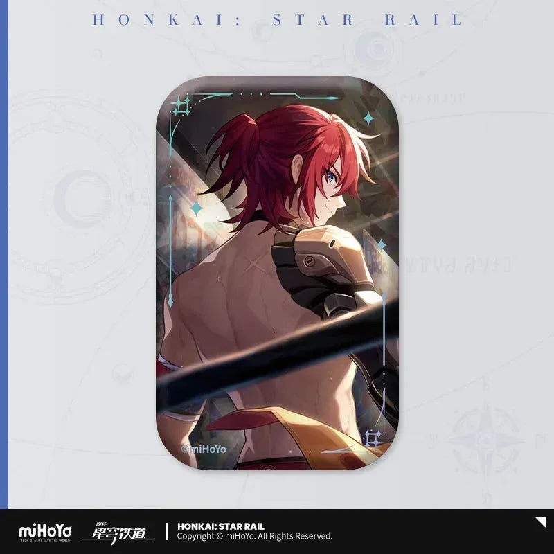Honkai: Star Rail Light Cone Series Rectangular Tinplate Badge