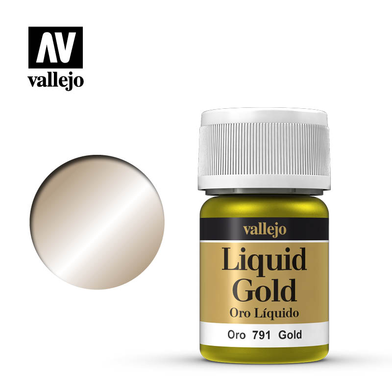 Vallejo - Liquid Gold Metallics - 35ml. (Online Order Only)